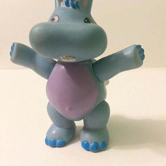 Vintage  1985 Wuzzles Hoppopotamus Poseable 4" Tall Figure - Picture 9 of 12